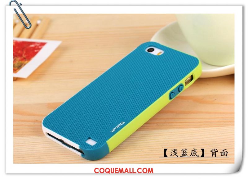 Étui iPhone 5 / 5s Noir Protection Incassable, Coque iPhone 5 / 5s Tendance Silicone