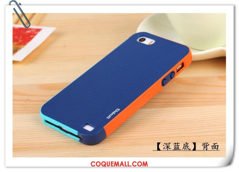 Étui iPhone 5 / 5s Noir Protection Incassable, Coque iPhone 5 / 5s Tendance Silicone