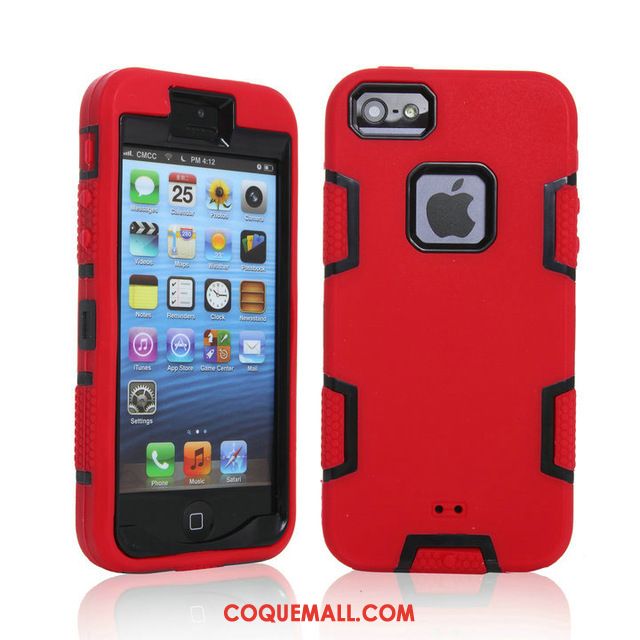 Étui iPhone 5 / 5s Outdoor Personnalité Incassable, Coque iPhone 5 / 5s Jupe Double Protection