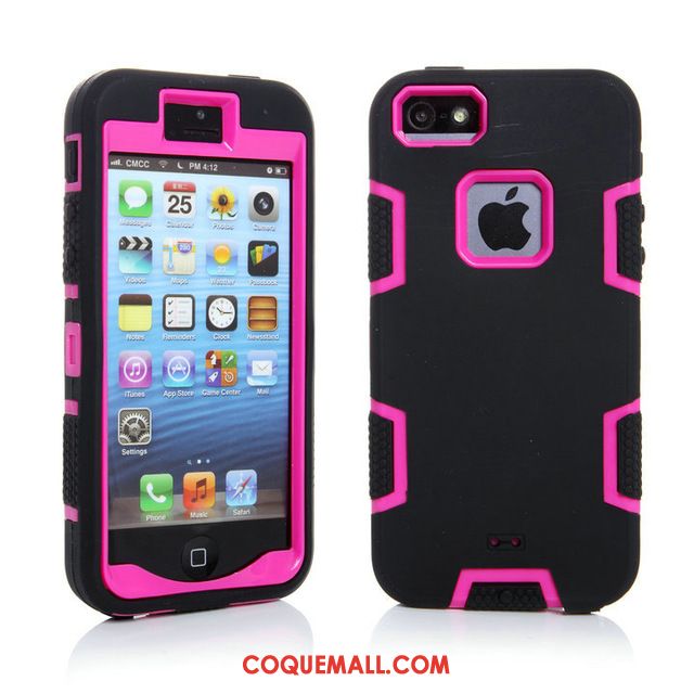 Étui iPhone 5 / 5s Outdoor Personnalité Incassable, Coque iPhone 5 / 5s Jupe Double Protection