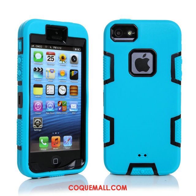 Étui iPhone 5 / 5s Outdoor Personnalité Incassable, Coque iPhone 5 / 5s Jupe Double Protection