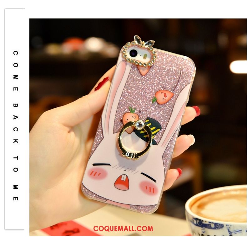 Étui iPhone 5 / 5s Personnalité Téléphone Portable Charmant, Coque iPhone 5 / 5s Fluide Doux Dessin Animé