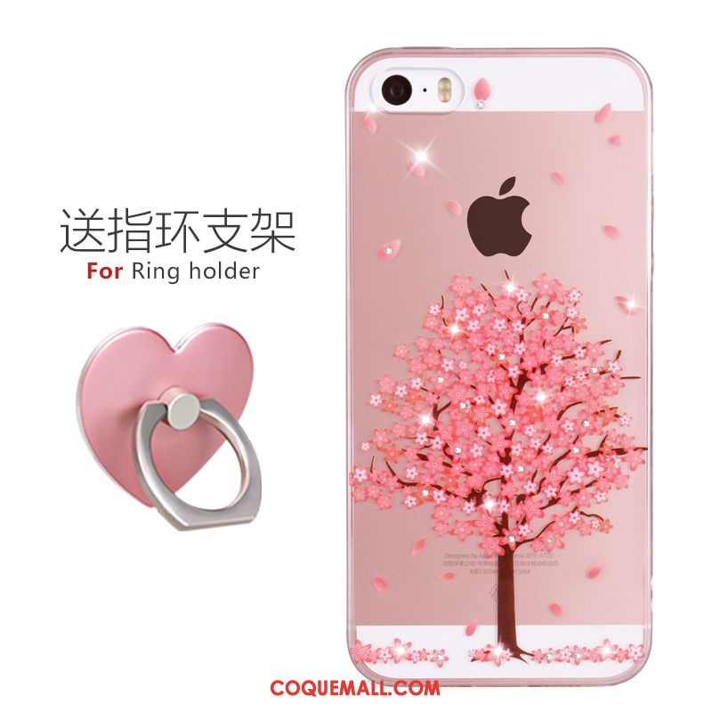 Étui iPhone 5 / 5s Super Mignon Tout Compris Nouveau, Coque iPhone 5 / 5s Dessin Animé Strass