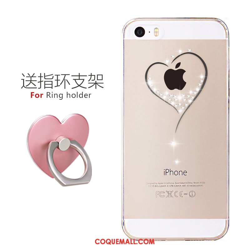 Étui iPhone 5 / 5s Super Mignon Tout Compris Nouveau, Coque iPhone 5 / 5s Dessin Animé Strass