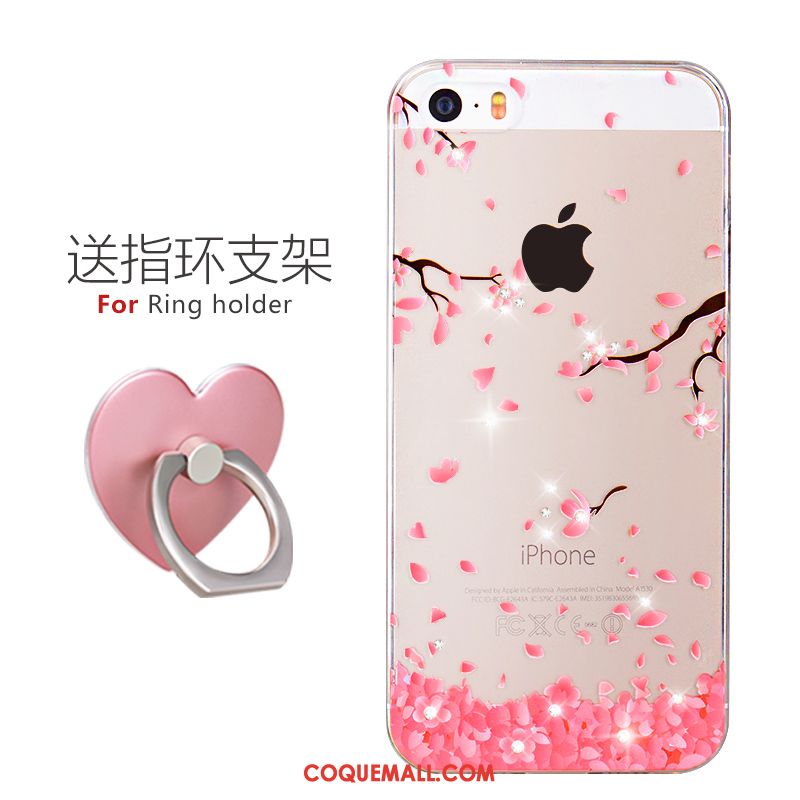 Étui iPhone 5 / 5s Super Mignon Tout Compris Nouveau, Coque iPhone 5 / 5s Dessin Animé Strass