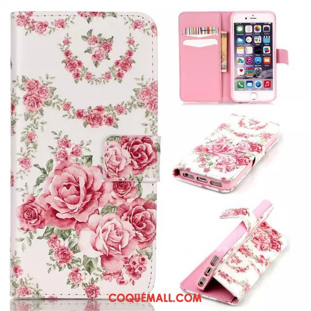 Étui iPhone 5 / 5s Téléphone Portable Blanc Incassable, Coque iPhone 5 / 5s Dessin Animé Tendance