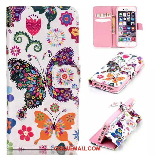 Étui iPhone 5 / 5s Téléphone Portable Blanc Incassable, Coque iPhone 5 / 5s Dessin Animé Tendance