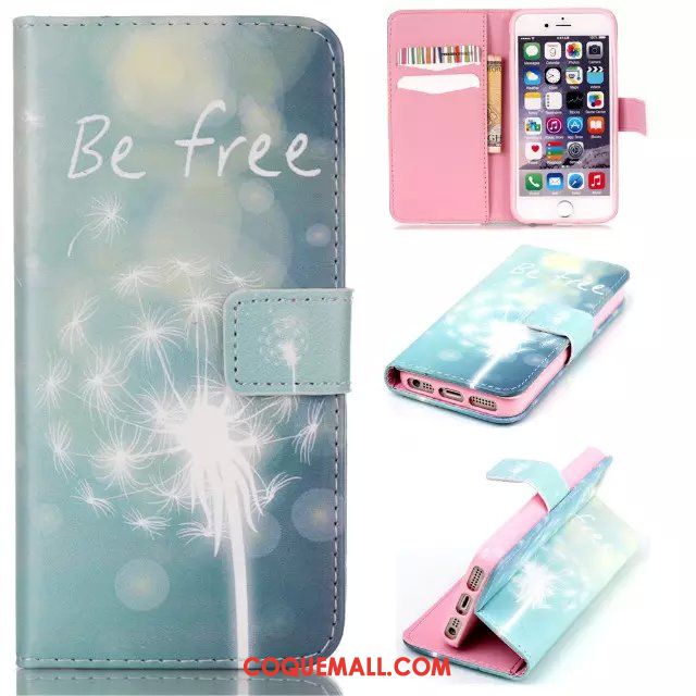 Étui iPhone 5 / 5s Téléphone Portable Blanc Incassable, Coque iPhone 5 / 5s Dessin Animé Tendance