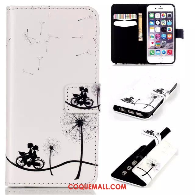 Étui iPhone 5 / 5s Téléphone Portable Blanc Incassable, Coque iPhone 5 / 5s Dessin Animé Tendance