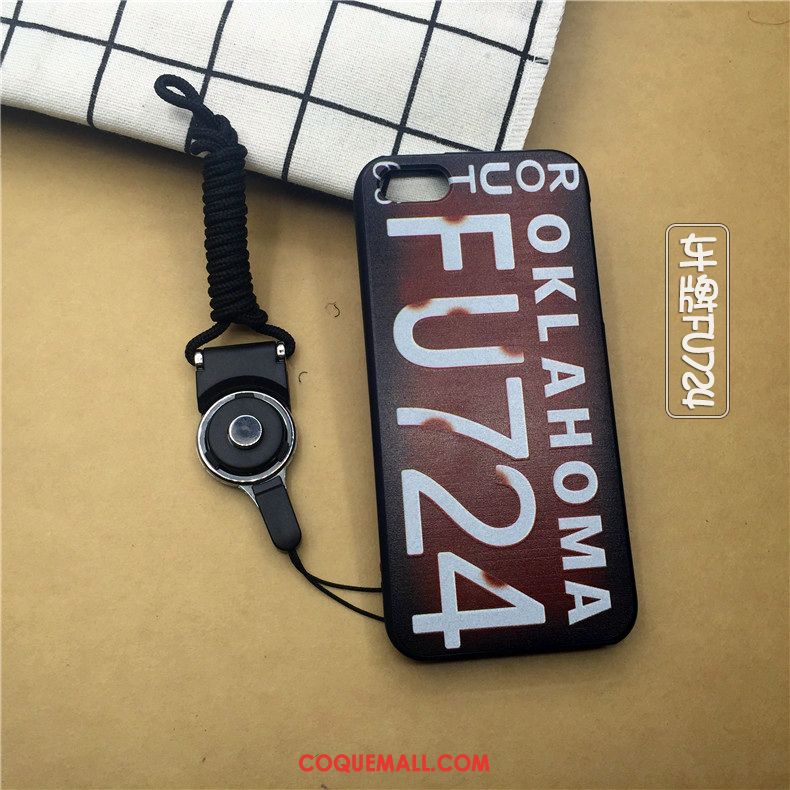 Étui iPhone 5 / 5s Téléphone Portable Bleu Fluide Doux, Coque iPhone 5 / 5s Dessin Animé Incassable