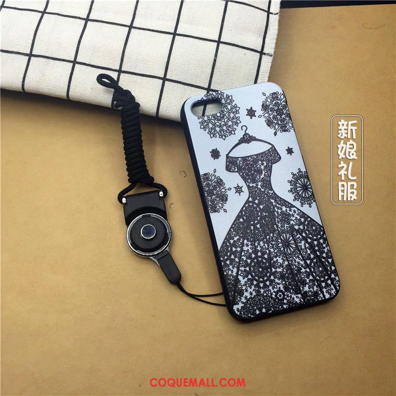 Étui iPhone 5 / 5s Téléphone Portable Bleu Fluide Doux, Coque iPhone 5 / 5s Dessin Animé Incassable