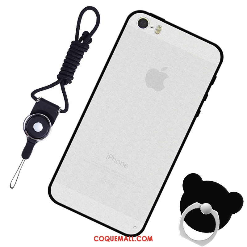 Étui iPhone 5 / 5s Téléphone Portable Personnalité Fluide Doux, Coque iPhone 5 / 5s Tout Compris Rose