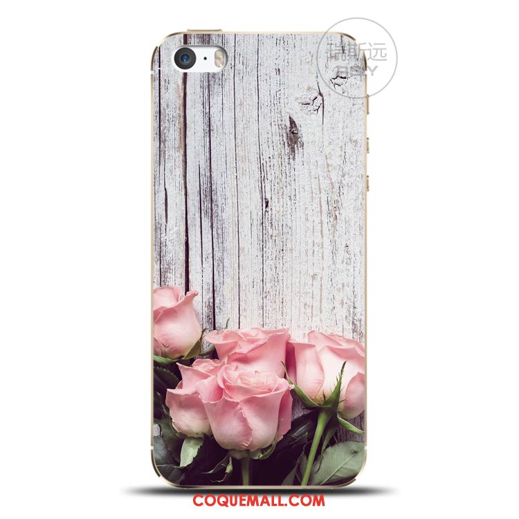 Étui iPhone 5c Amoureux Protection Ornements Suspendus, Coque iPhone 5c Bordure Rose