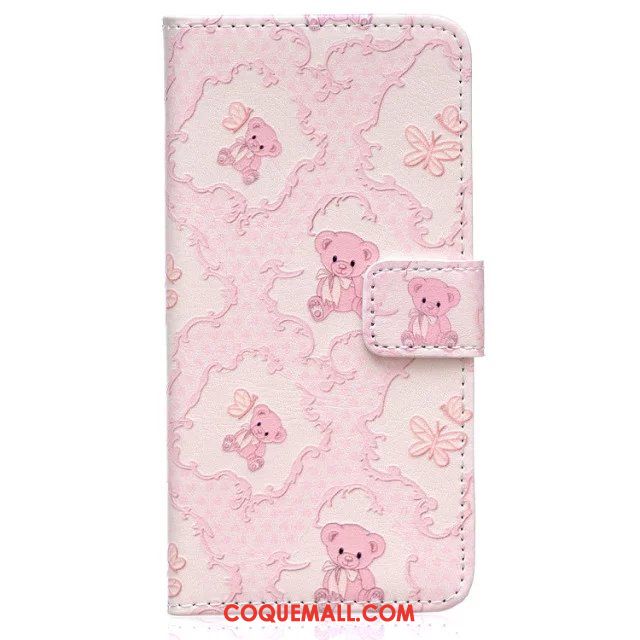 Étui iPhone 5c Clamshell Rose Tendance, Coque iPhone 5c Étui En Cuir Protection