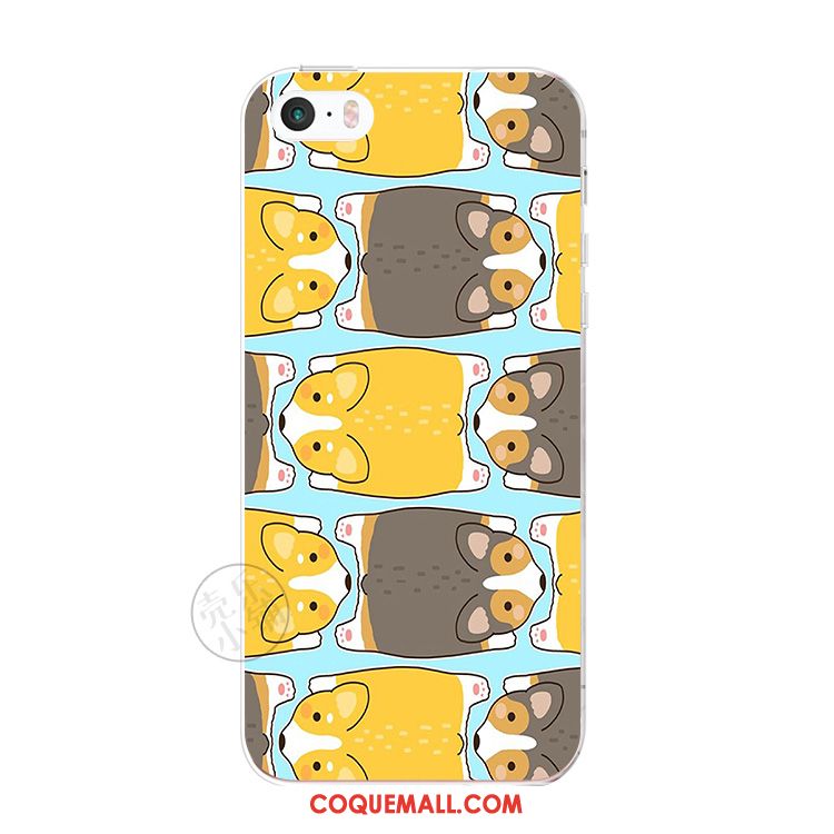 Étui iPhone 5c Dessin Animé Silicone Téléphone Portable, Coque iPhone 5c Charmant Personnalité