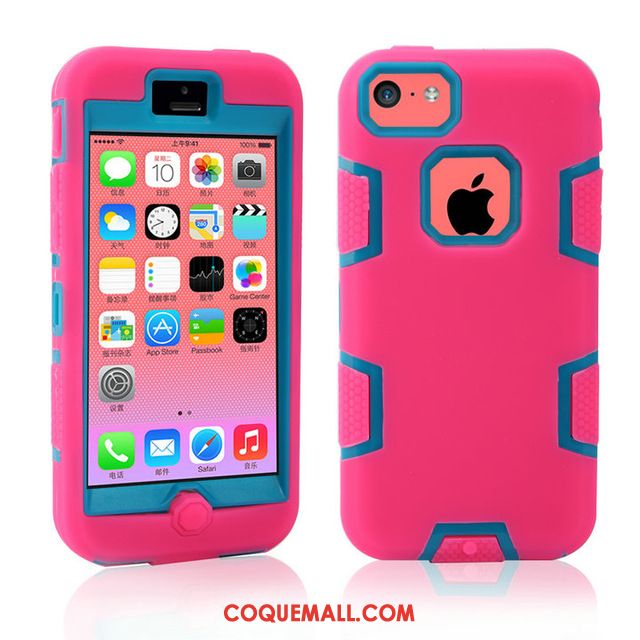 Étui iPhone 5c Fluide Doux Silicone Nouveau, Coque iPhone 5c Incassable Tout Compris