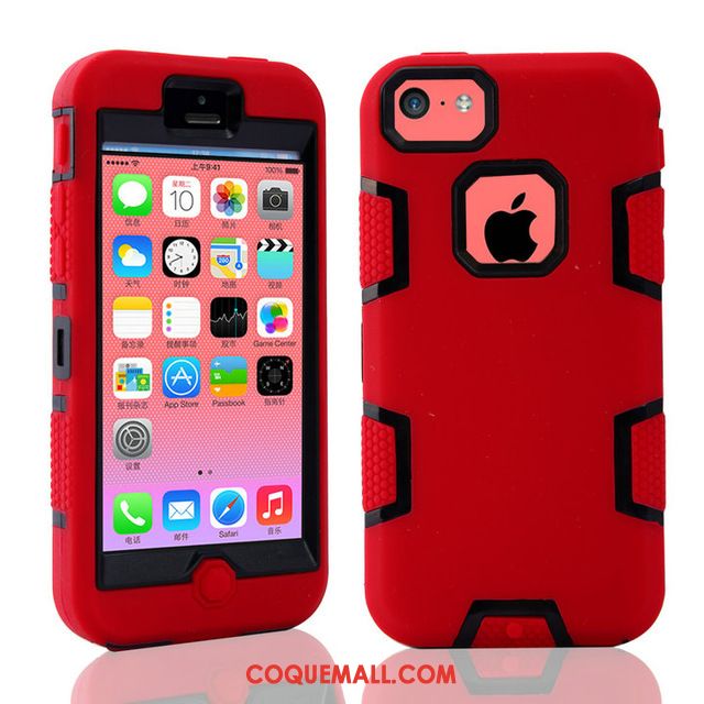 Étui iPhone 5c Fluide Doux Silicone Nouveau, Coque iPhone 5c Incassable Tout Compris