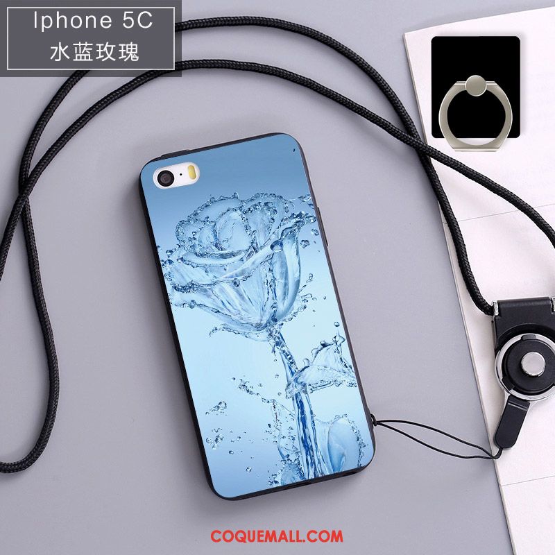 Étui iPhone 5c Nouveau Noir Protection, Coque iPhone 5c Téléphone Portable Silicone