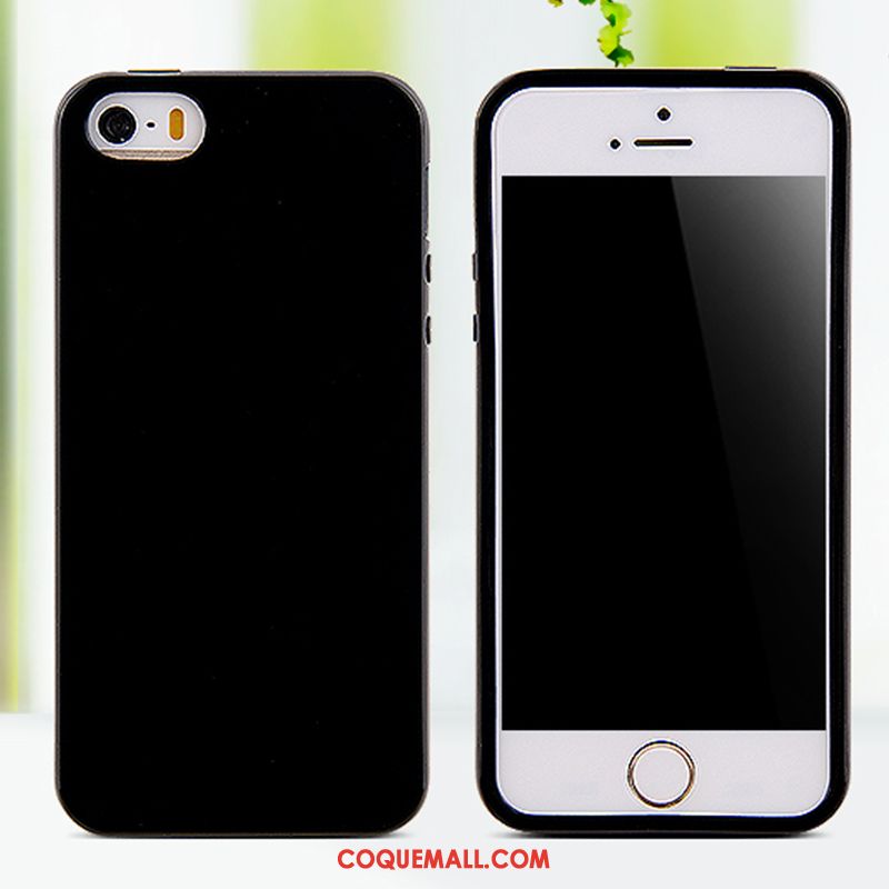 Étui iPhone 5c Protection Téléphone Portable Grand, Coque iPhone 5c Noir Rouge