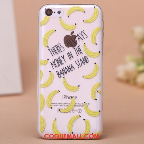 Étui iPhone 5c Transparent Dessin Animé Silicone, Coque iPhone 5c Très Mince Téléphone Portable