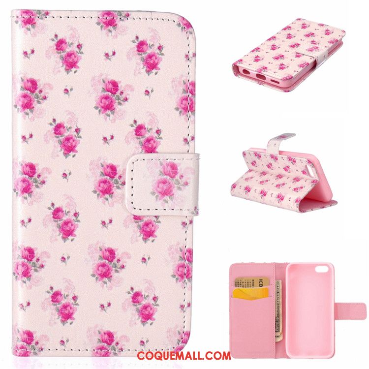 Étui iPhone 5c Téléphone Portable Étui En Cuir Incassable, Coque iPhone 5c Protection Dessin Animé