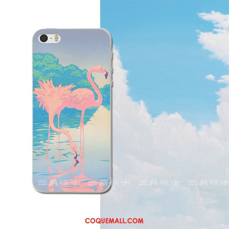 Étui iPhone 5c Vent Protection Simple, Coque iPhone 5c Fluide Doux Oiseau