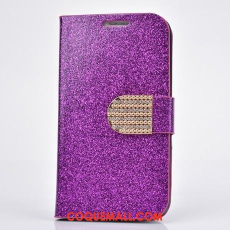 Étui iPhone 5c Étui En Cuir Strass Protection, Coque iPhone 5c Rose Téléphone Portable