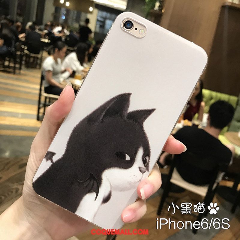 Étui iPhone 6 / 6s Amoureux Blanc Marque De Tendance, Coque iPhone 6 / 6s Super Mignon Singe