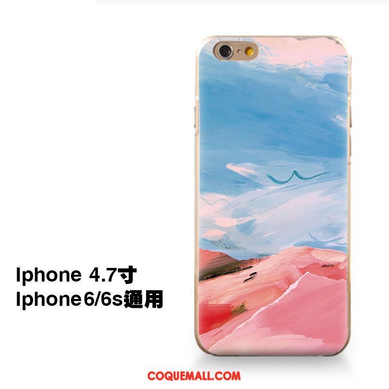 Étui iPhone 6 / 6s Art Fluide Doux Ornements Suspendus, Coque iPhone 6 / 6s Tout Compris Téléphone Portable