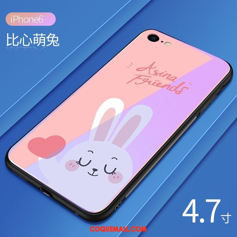 Étui iPhone 6 / 6s Bleu Très Mince Créatif, Coque iPhone 6 / 6s Dessin Animé Tout Compris