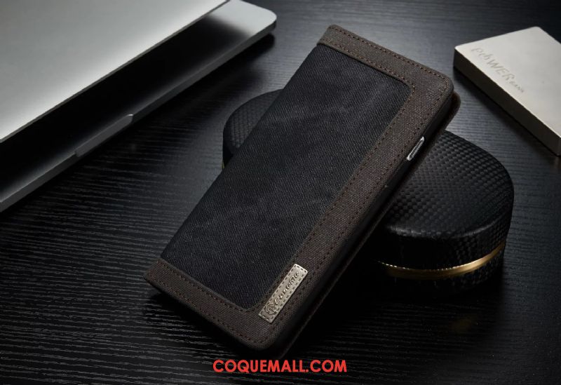 Étui iPhone 6 / 6s Business Kaki Étui En Cuir, Coque iPhone 6 / 6s Téléphone Portable Protection