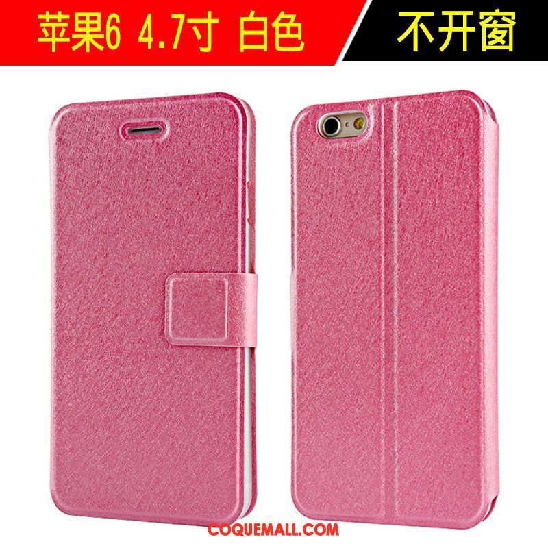 Étui iPhone 6 / 6s Clamshell Blanc Tendance, Coque iPhone 6 / 6s Protection Étui En Cuir