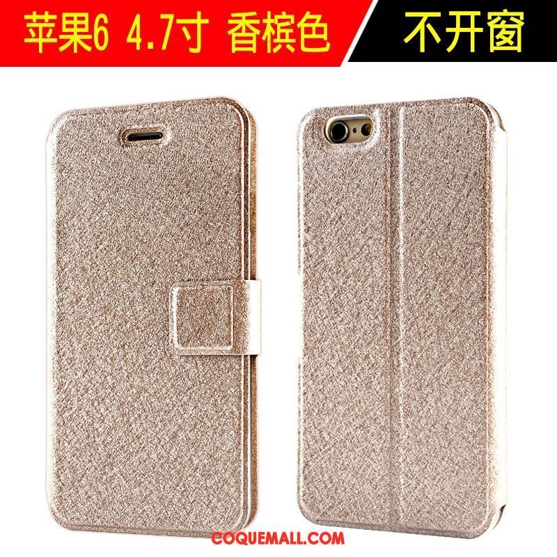 Étui iPhone 6 / 6s Clamshell Blanc Tendance, Coque iPhone 6 / 6s Protection Étui En Cuir