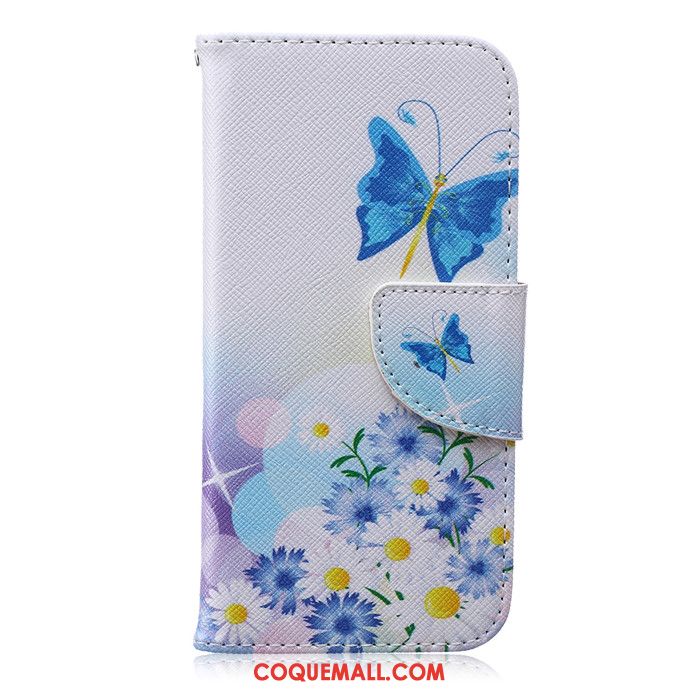 Étui iPhone 6 / 6s Clamshell Tout Compris Blanc, Coque iPhone 6 / 6s Dessin Animé Téléphone Portable