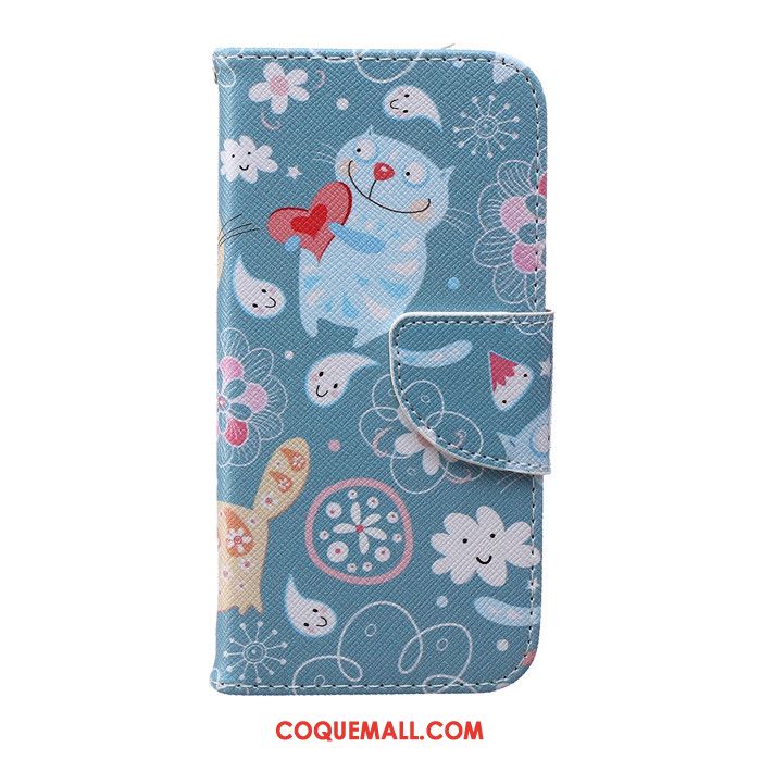 Étui iPhone 6 / 6s Clamshell Tout Compris Blanc, Coque iPhone 6 / 6s Dessin Animé Téléphone Portable