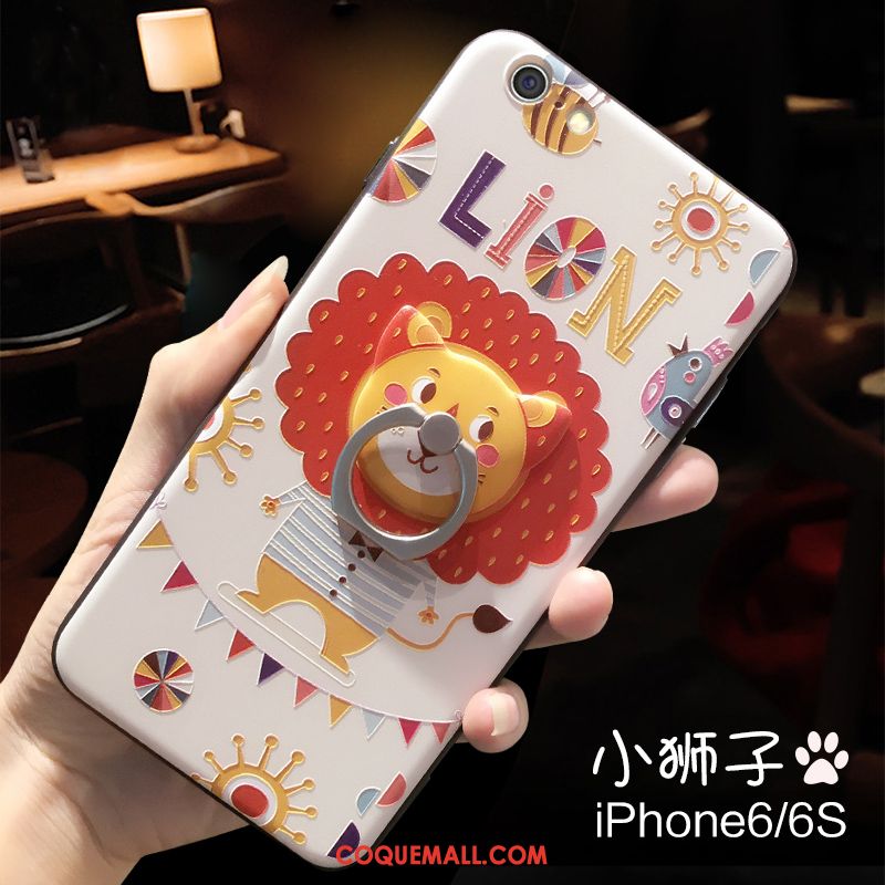 Étui iPhone 6 / 6s Créatif Téléphone Portable Lion, Coque iPhone 6 / 6s Protection Style Chinois