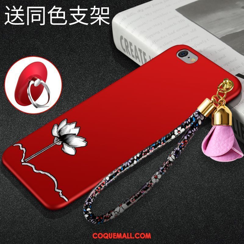 Étui iPhone 6 / 6s Fluide Doux Protection Rouge, Coque iPhone 6 / 6s Tout Compris Silicone