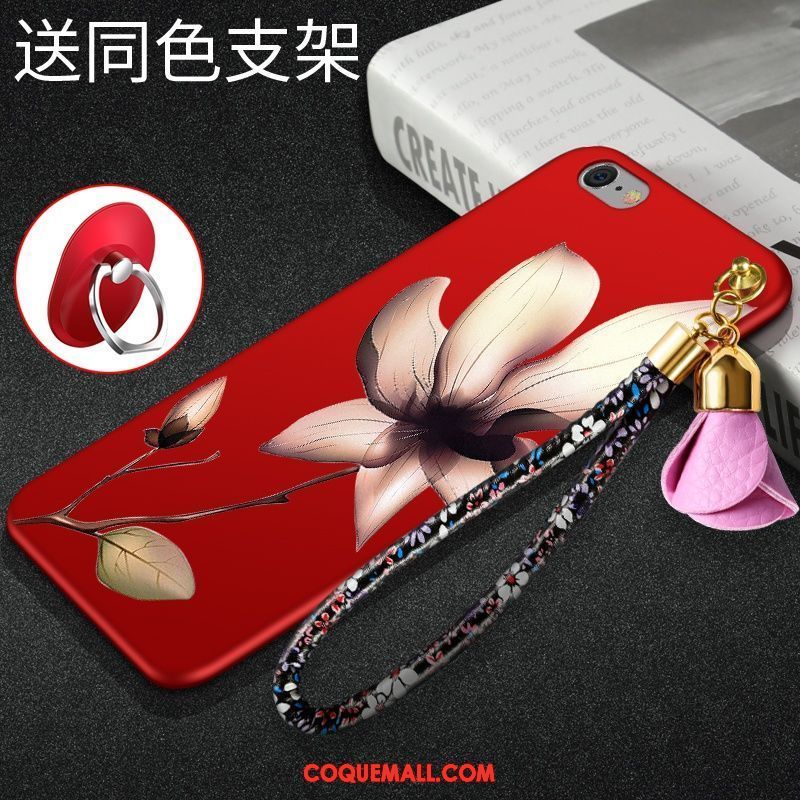 Étui iPhone 6 / 6s Fluide Doux Protection Rouge, Coque iPhone 6 / 6s Tout Compris Silicone