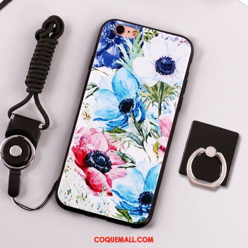 Étui iPhone 6 / 6s Fluide Doux Support Ornements Suspendus, Coque iPhone 6 / 6s Silicone Téléphone Portable