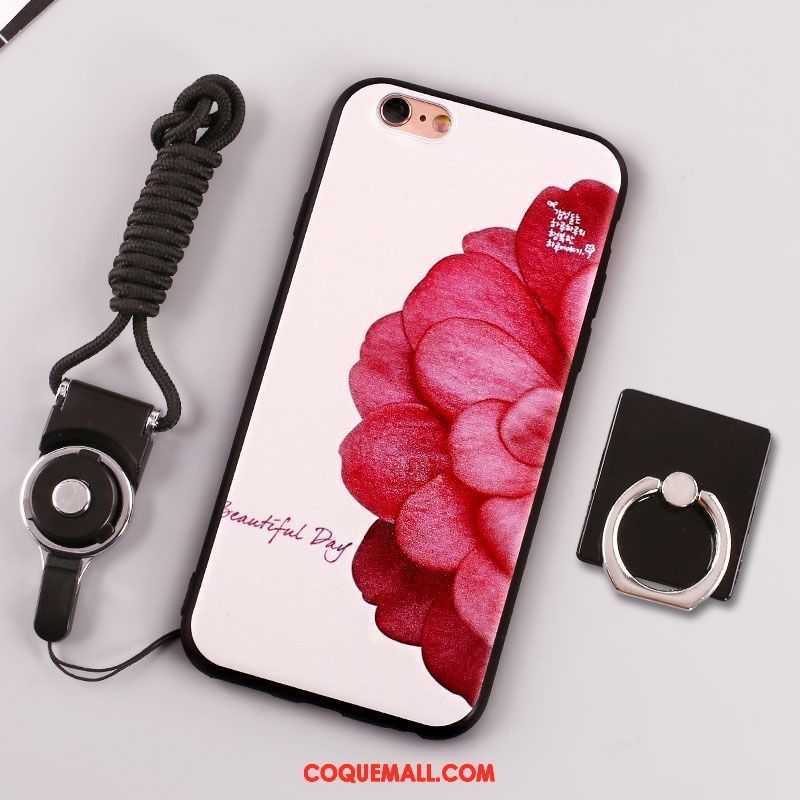 Étui iPhone 6 / 6s Fluide Doux Support Ornements Suspendus, Coque iPhone 6 / 6s Silicone Téléphone Portable