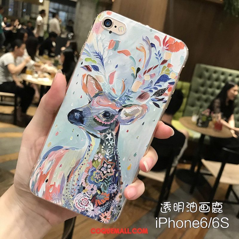 Étui iPhone 6 / 6s Graffiti Simple Silicone, Coque iPhone 6 / 6s Élégant Marque De Tendance