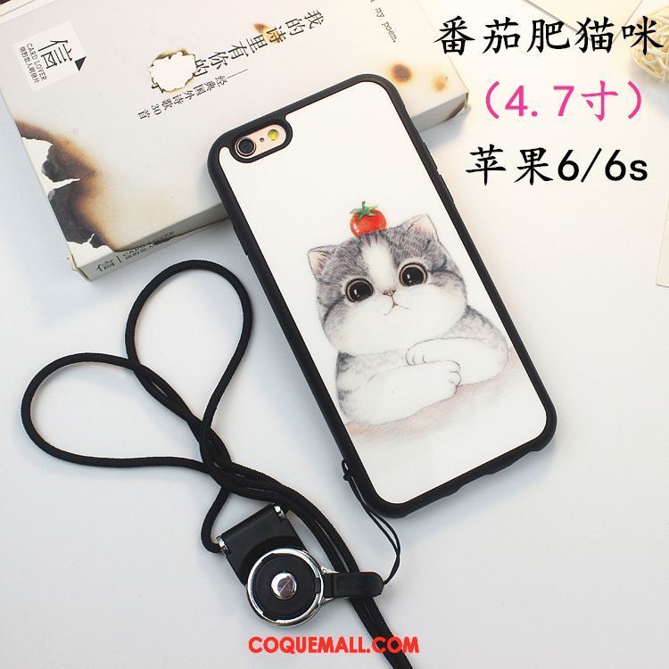 Étui iPhone 6 / 6s Incassable Chat Tout Compris, Coque iPhone 6 / 6s Blanc Protection