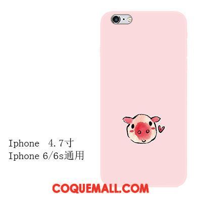 Étui iPhone 6 / 6s Incassable Rouge Tout Compris, Coque iPhone 6 / 6s Silicone Cœur