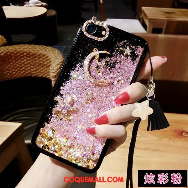 Étui iPhone 6 / 6s Liquide Téléphone Portable Strass, Coque iPhone 6 / 6s Silicone Tout Compris