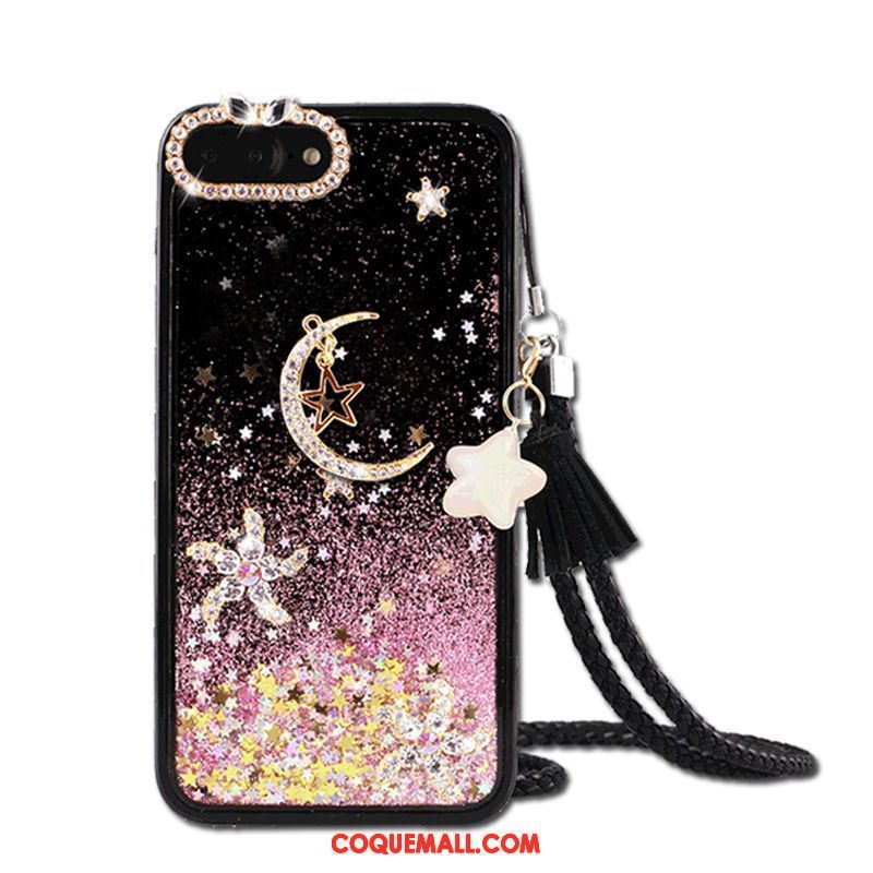 Étui iPhone 6 / 6s Liquide Téléphone Portable Strass, Coque iPhone 6 / 6s Silicone Tout Compris