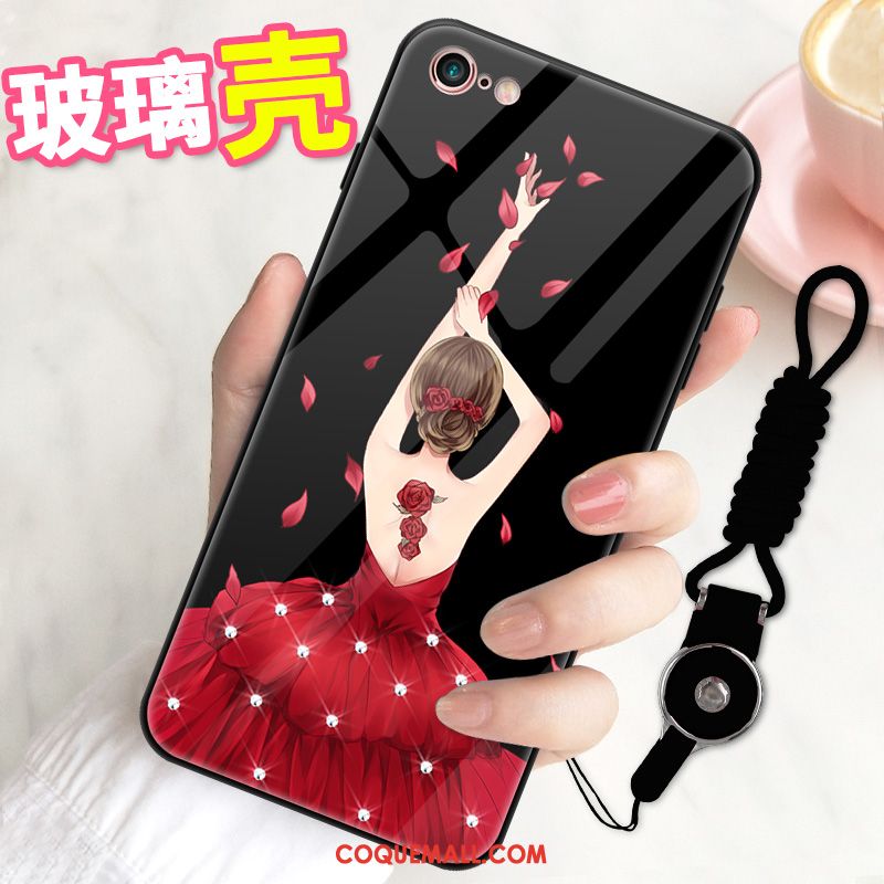 Étui iPhone 6 / 6s Miroir Incassable Ornements Suspendus, Coque iPhone 6 / 6s Mode Rouge