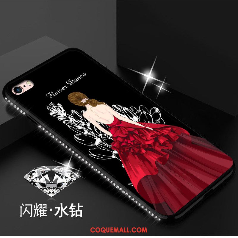 Étui iPhone 6 / 6s Miroir Incassable Ornements Suspendus, Coque iPhone 6 / 6s Mode Rouge