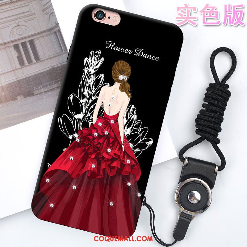 Étui iPhone 6 / 6s Miroir Incassable Ornements Suspendus, Coque iPhone 6 / 6s Mode Rouge