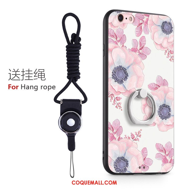 Étui iPhone 6 / 6s Personnalité Cou Suspendu Incassable, Coque iPhone 6 / 6s Marque De Tendance Rose