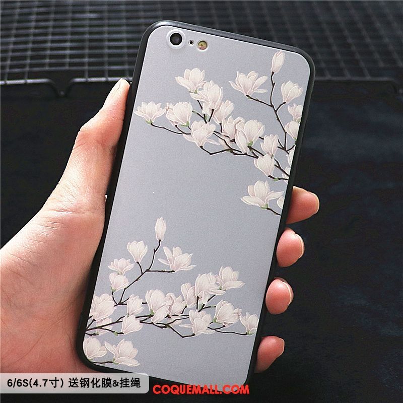 Étui iPhone 6 / 6s Personnalité Silicone Style Chinois, Coque iPhone 6 / 6s Protection Gaufrage